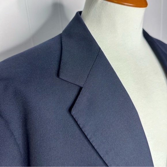 Fallan & Harvey Ltd Navy Wool Blazer - Picture 3 of 12